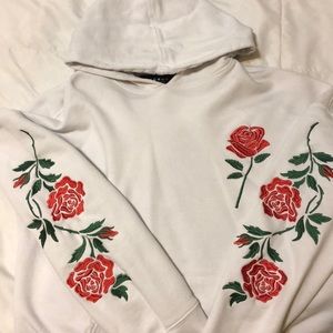PacSun rose hoodie